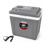 Gri 25 Litre 12v Oto Buzdolabı Termos- Portatif, Elektrikli, Oto Şarj Kablolu( 1050 Thermoelectric Cooler 12v.)